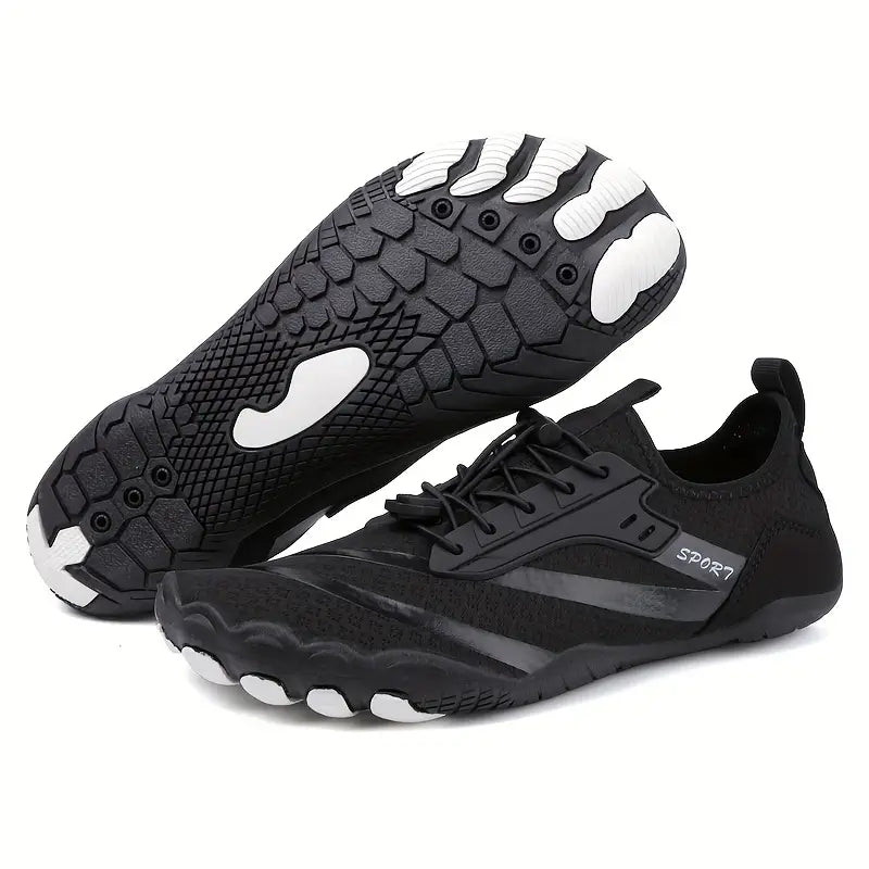 Lightweight Barefoot-Style Walking Shoes with Flexible Sole and Breathable Mesh for Everyday and Travel