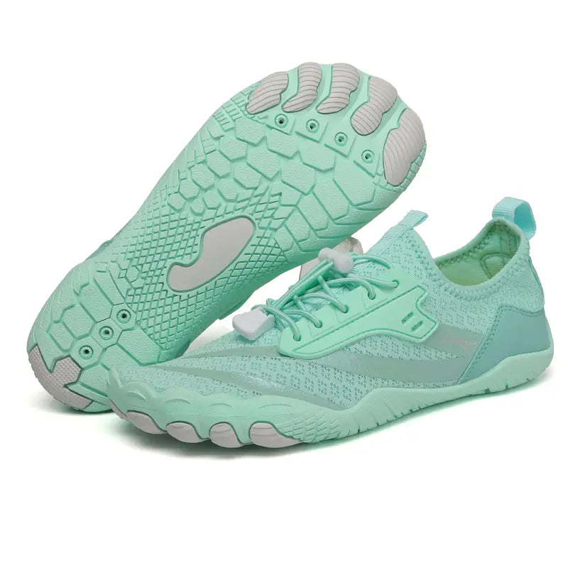 Lightweight Barefoot-Style Walking Shoes with Flexible Sole and Breathable Mesh for Everyday and Travel