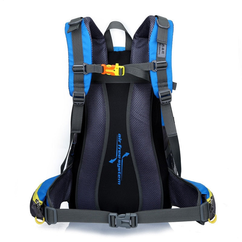 40L Lightweight Nylon Hiking and Camping Backpack with Adjustable Straps and Mesh Pockets for Trail and Travel