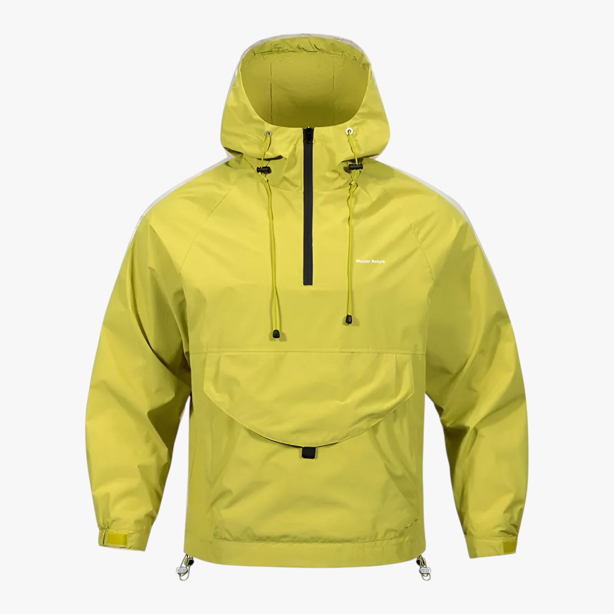 Men’s Windproof Hiking Jacket with Adjustable Hem and Breathable Fabric for Trail and Everyday Use