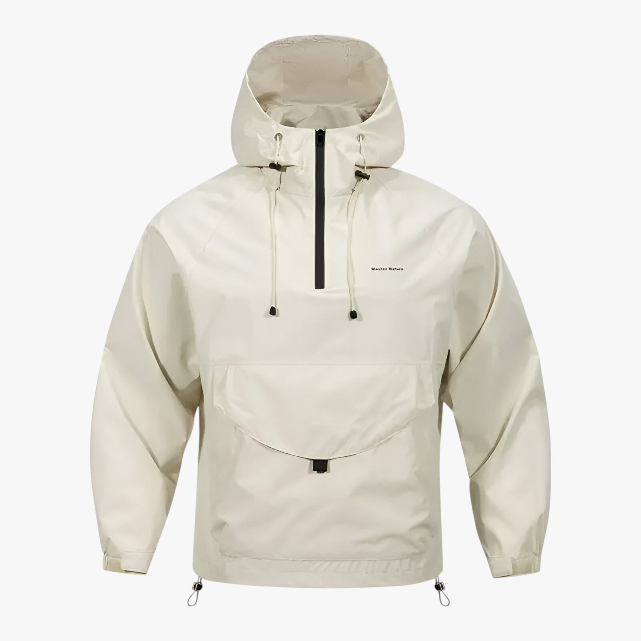 Men’s Windproof Hiking Jacket with Adjustable Hem and Breathable Fabric for Trail and Everyday Use