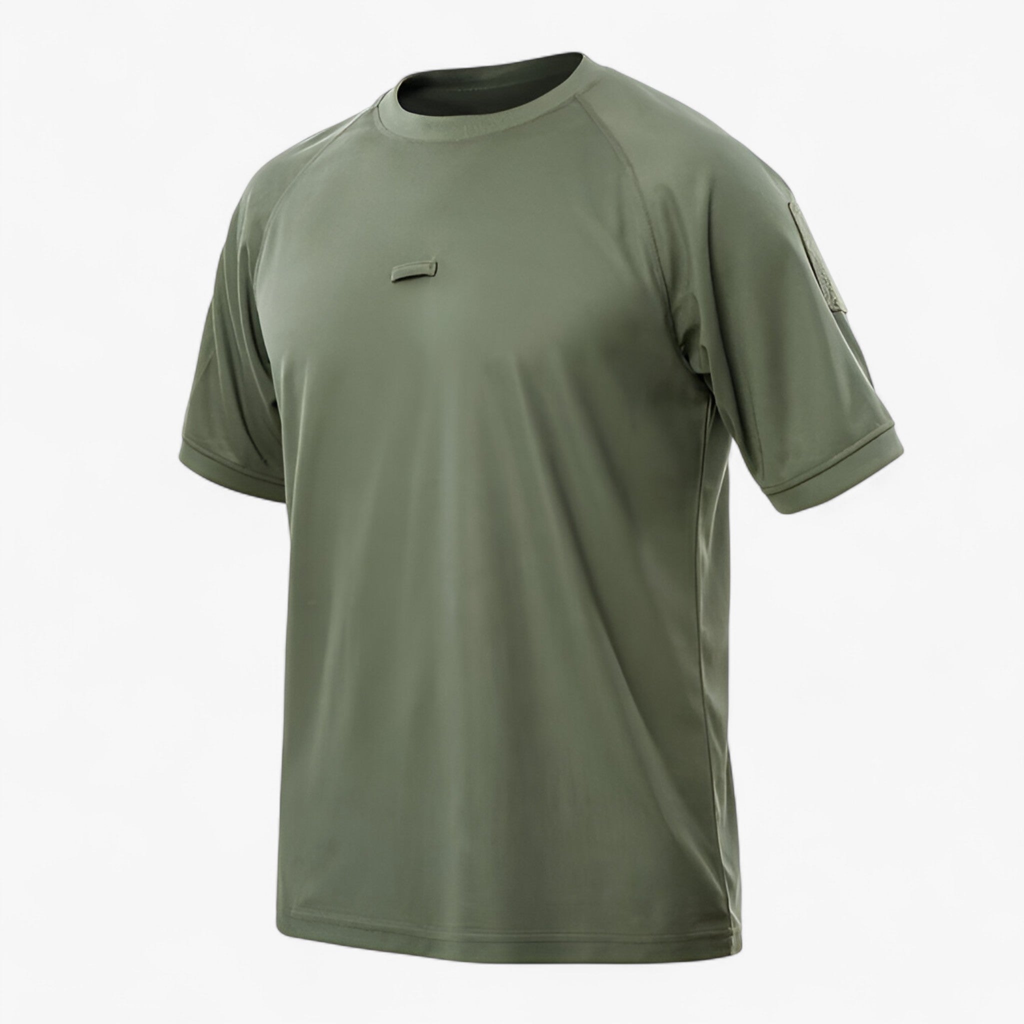 Men's Short-Sleeve Quick-Dry Polyester T-Shirt – Breathable Athletic Fit for Running, Hiking, and Training