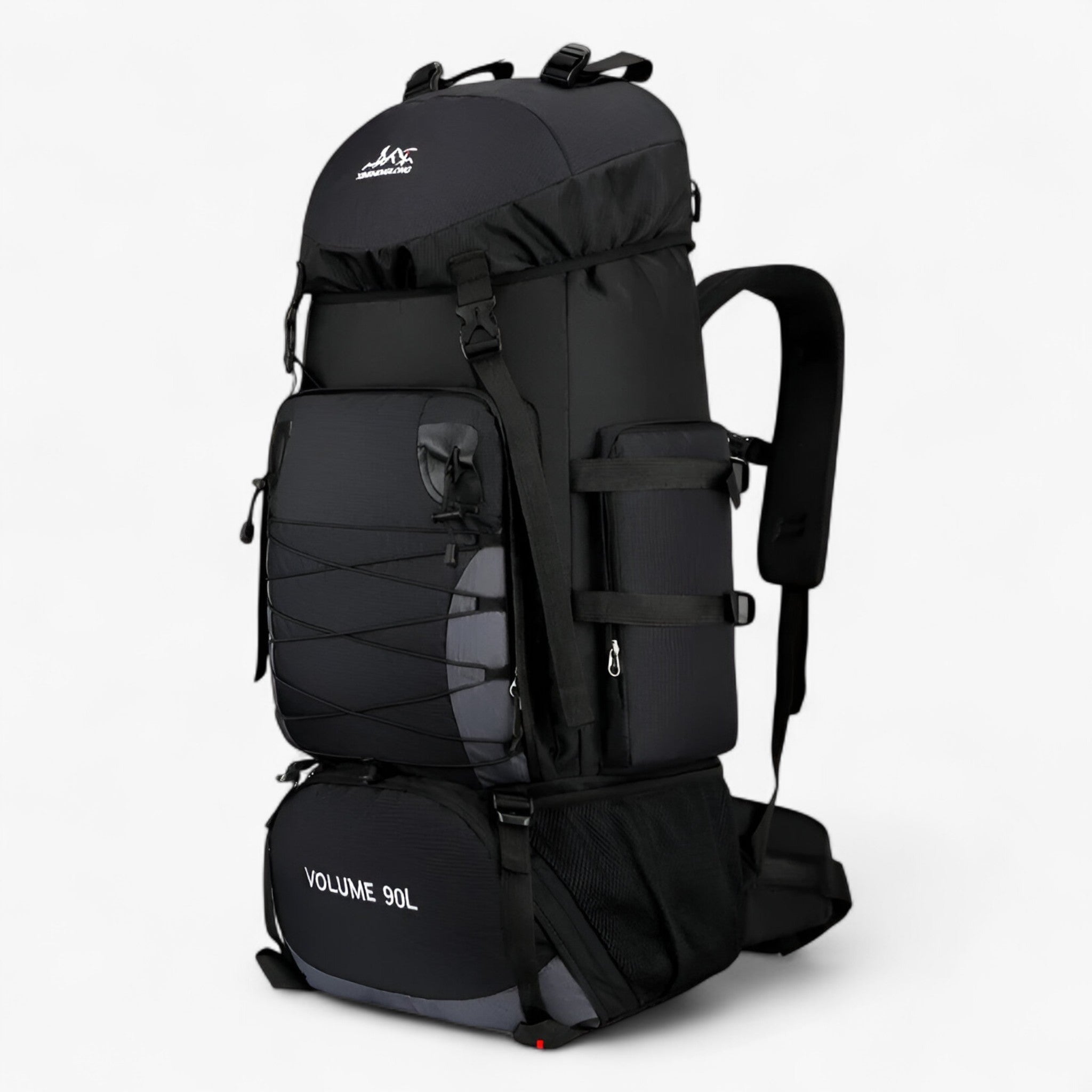 90L Waterproof Hiking Backpack with Padded Ergonomic Straps for Multi-Day Trails and Climbing