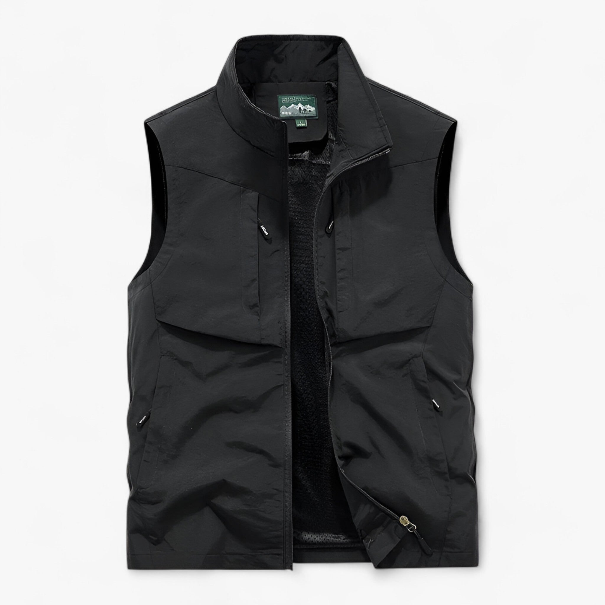 Men’s Lightweight Waterproof Hiking Vest with Breathable Mesh and 6 Pockets for Trail and Campsite