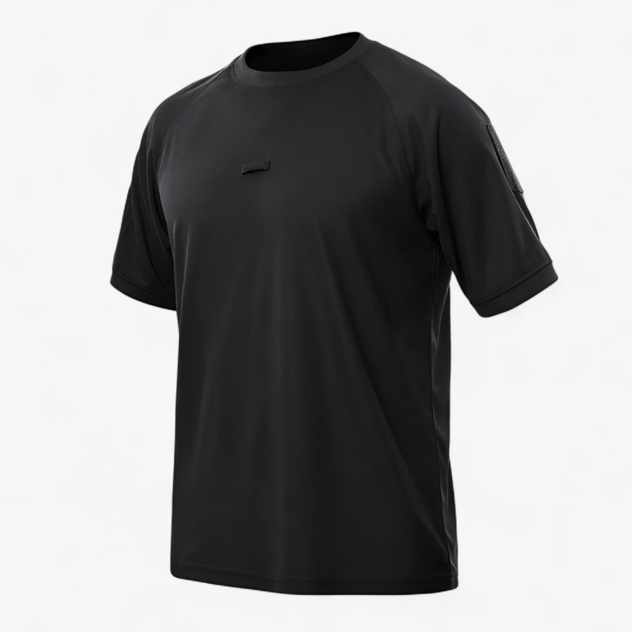 Men's Short-Sleeve Quick-Dry Polyester T-Shirt – Breathable Athletic Fit for Running, Hiking, and Training