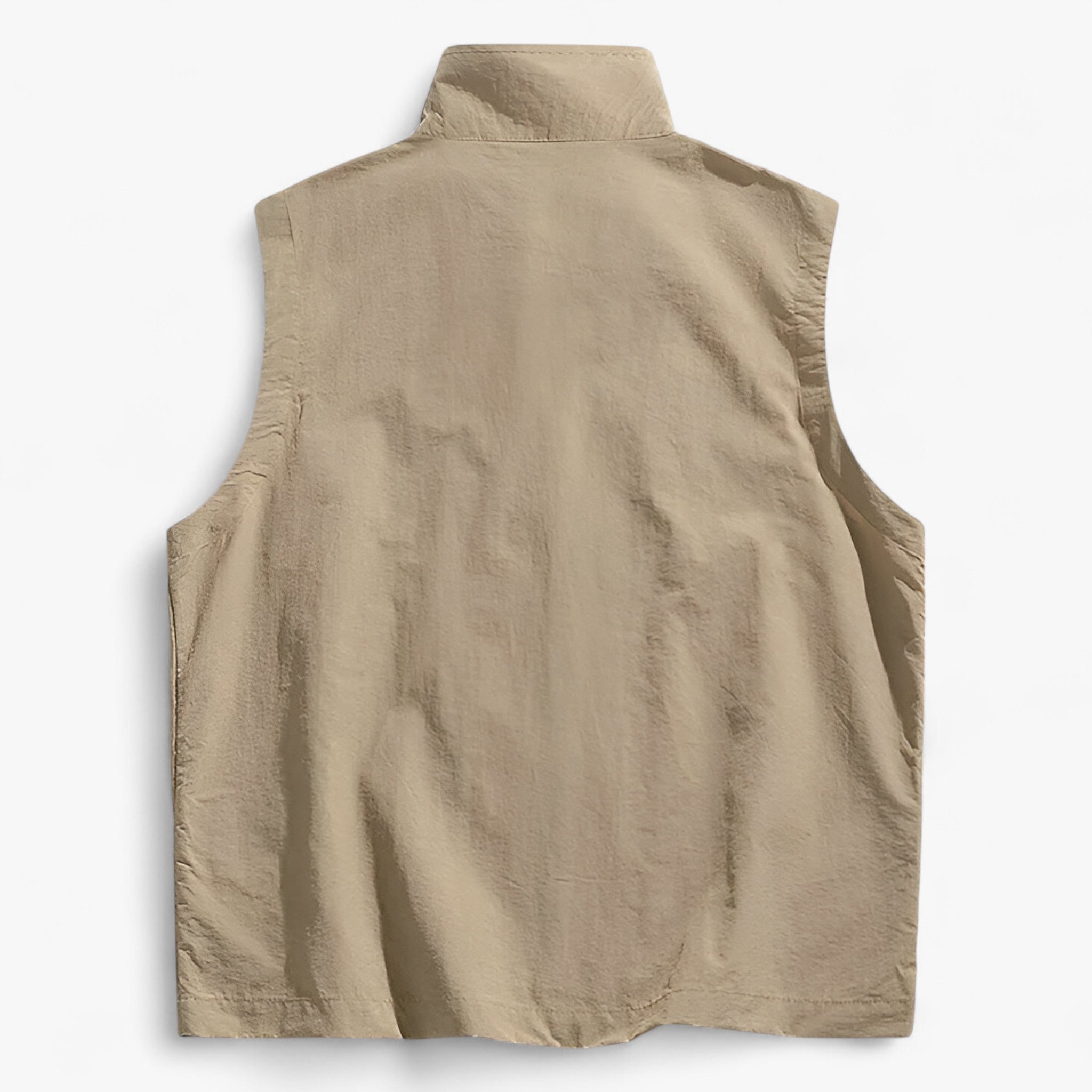 Men's Lightweight Cotton Vest with Breathable Fabric for Warm-Weather Hiking and Camping