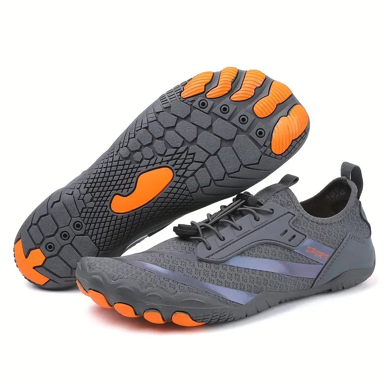 Lightweight Barefoot-Style Walking Shoes with Flexible Sole and Breathable Mesh for Everyday and Travel