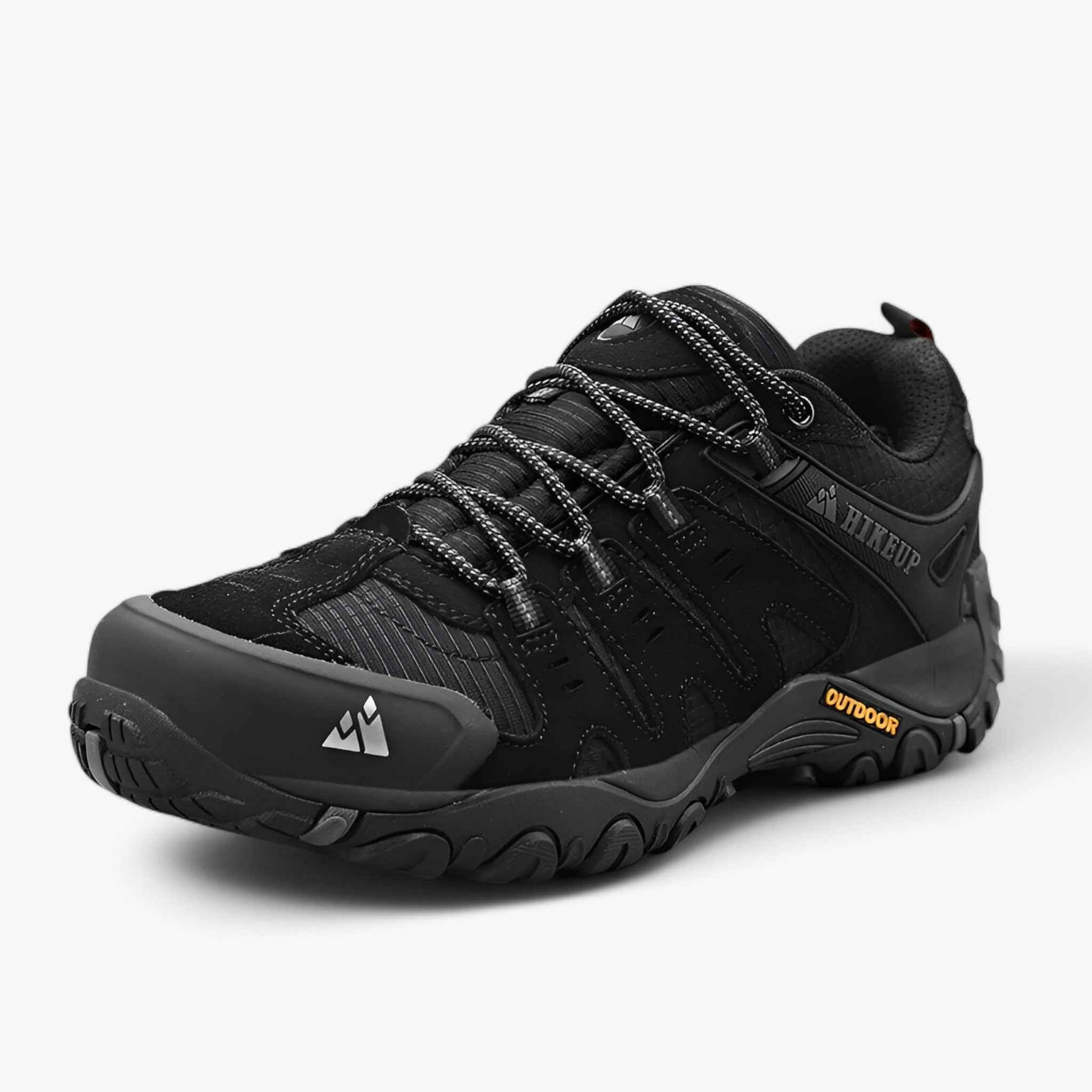 Men's Suede and Leather Hiking Shoes with Breathable Lining and Anti-Slip Outsole for Trail and Outdoor Use