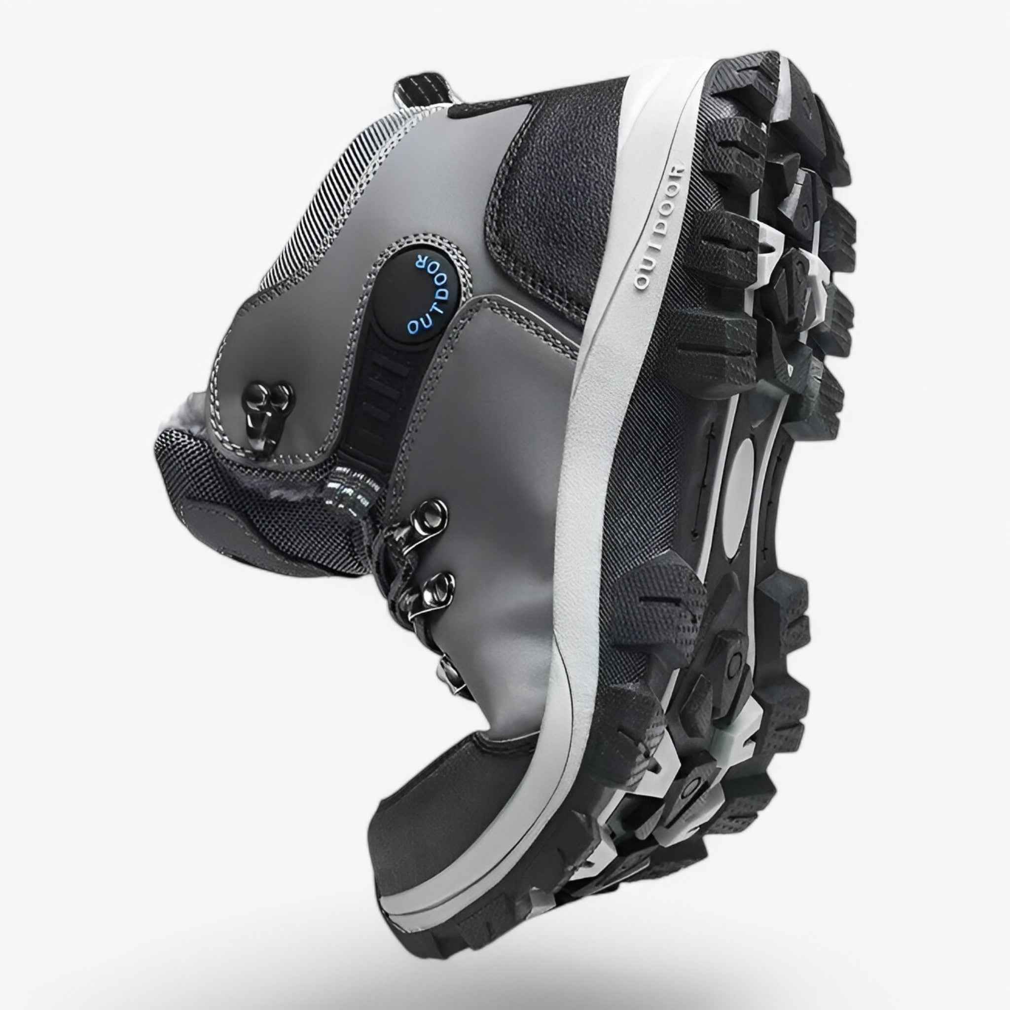 Breathable Cotton Outdoor Walking Shoes with Anti-Collision Toe and Durable Rubber Sole for Daily and Trail Use