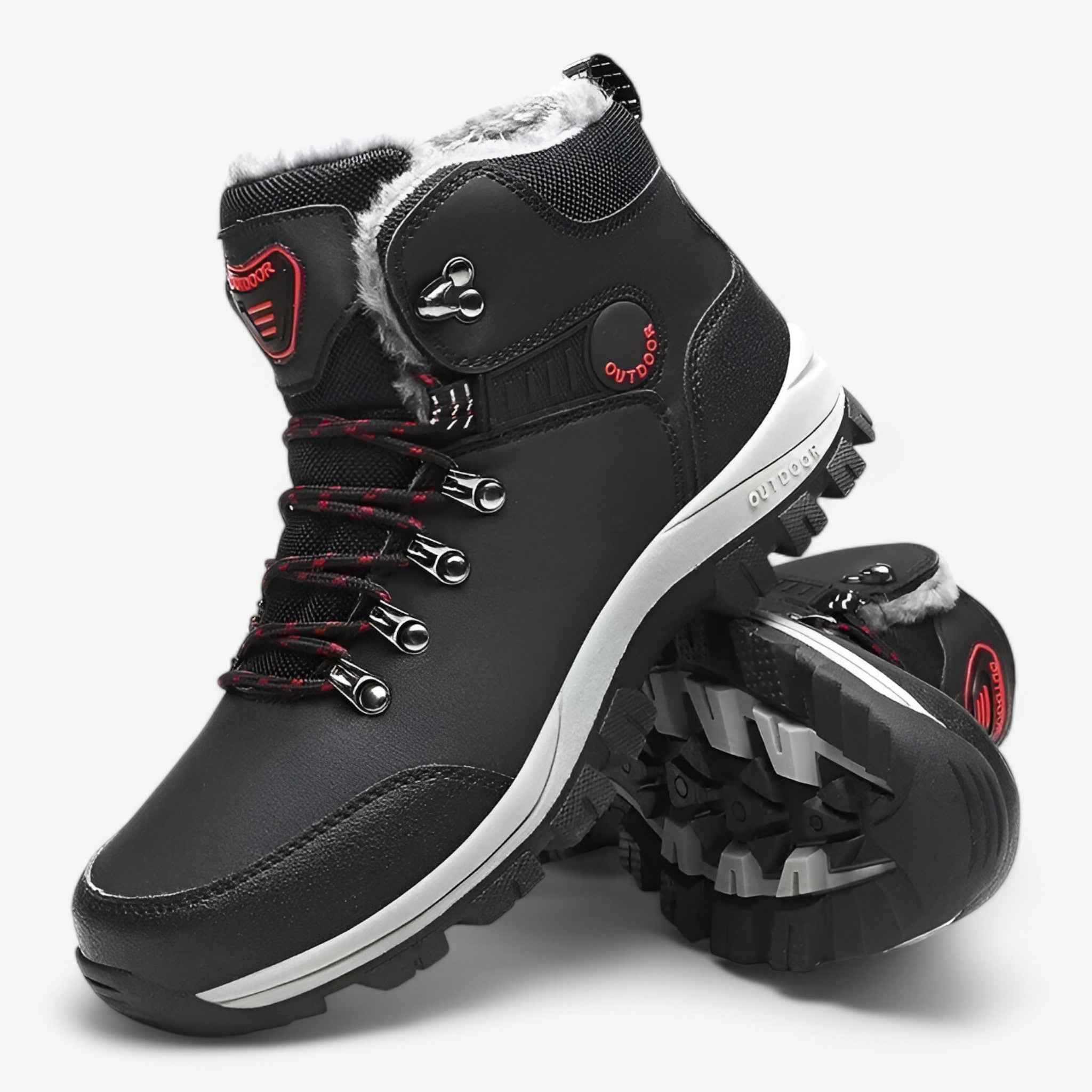Breathable Cotton Outdoor Walking Shoes with Anti-Collision Toe and Durable Rubber Sole for Daily and Trail Use