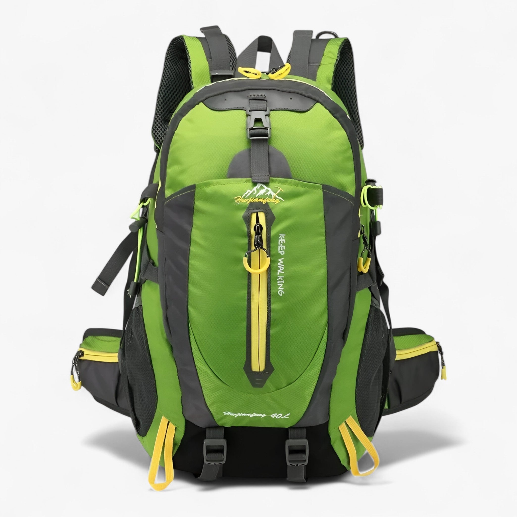 40L Waterproof Hiking Backpack with Laptop Sleeve and Adjustable Straps for Camping and Travel