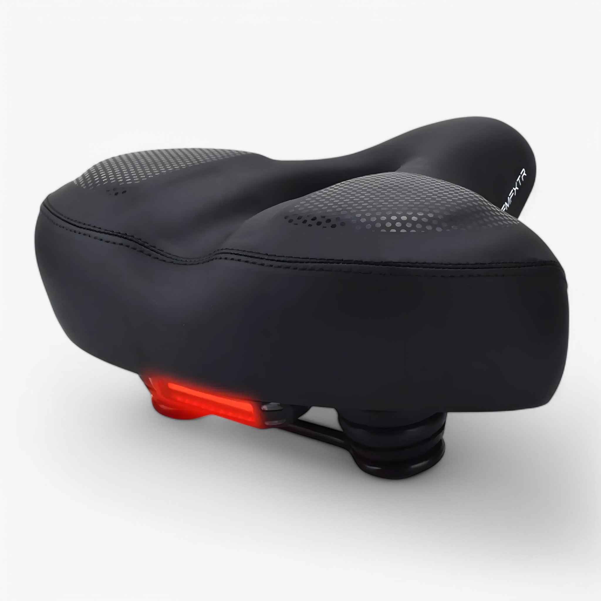 Waterproof Shock-Absorbing Bike Seat Cushion with Foam Padding for City and E-Bike Rides