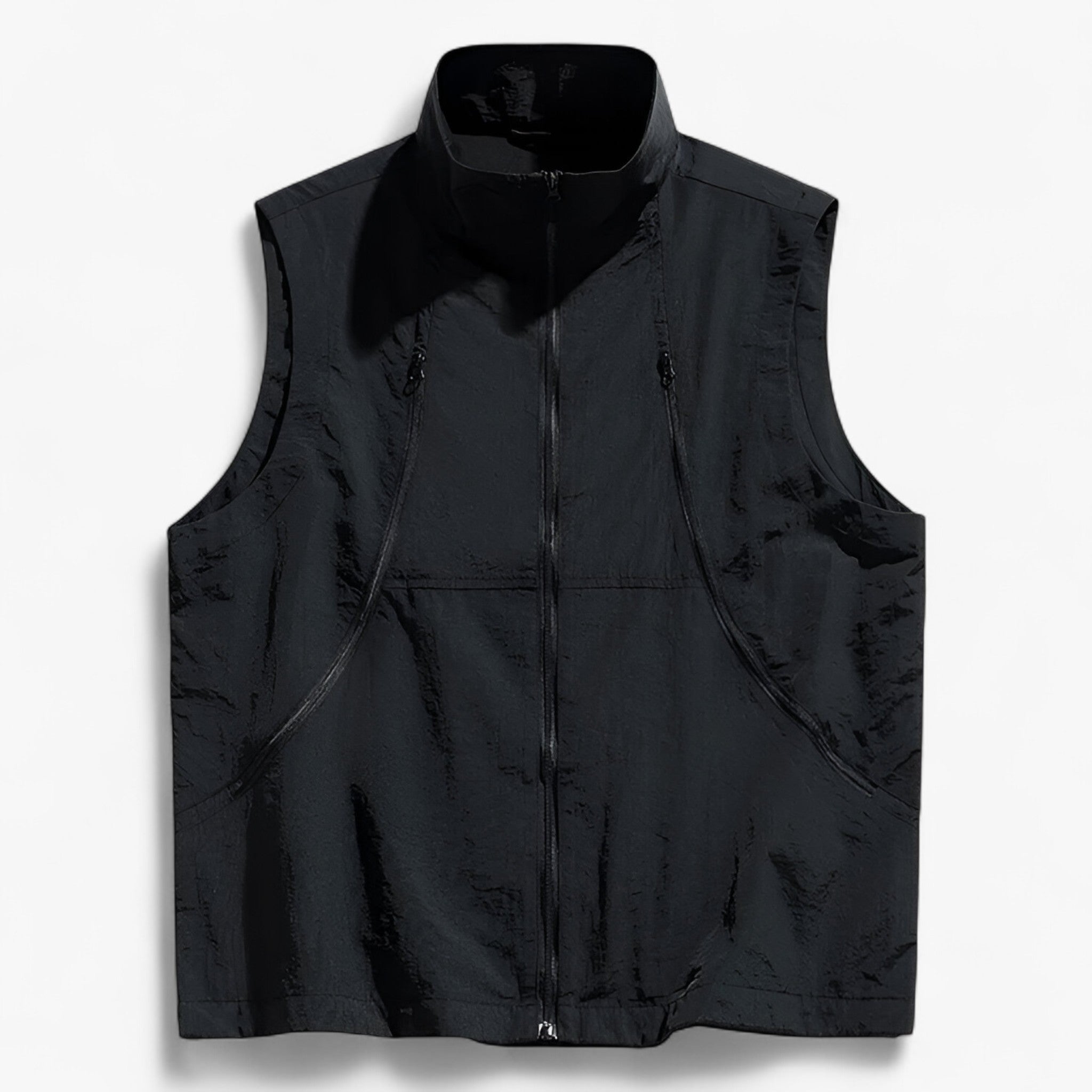 Men's Lightweight Cotton Vest with Breathable Fabric for Warm-Weather Hiking and Camping
