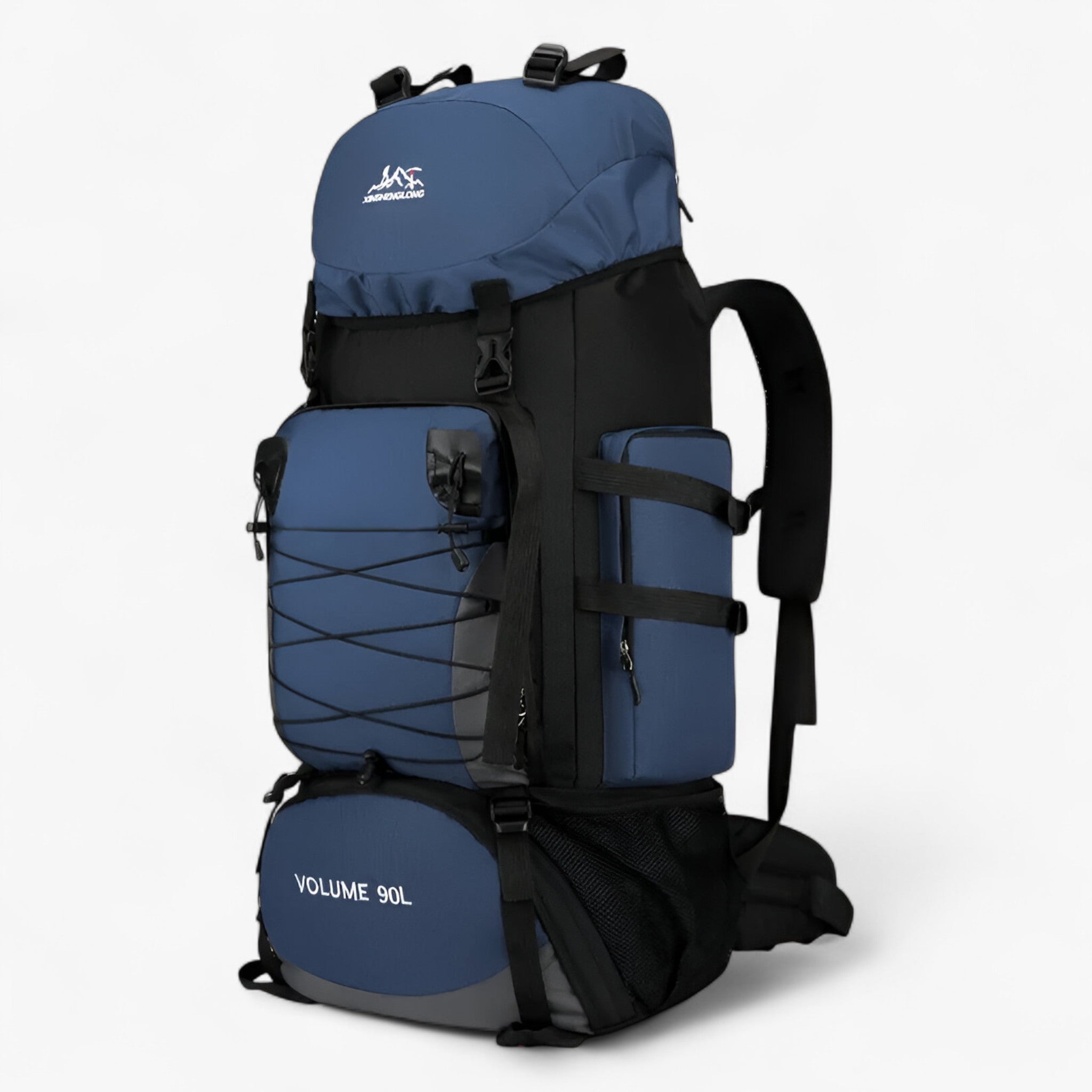 90L Waterproof Hiking Backpack with Padded Ergonomic Straps for Multi-Day Trails and Climbing