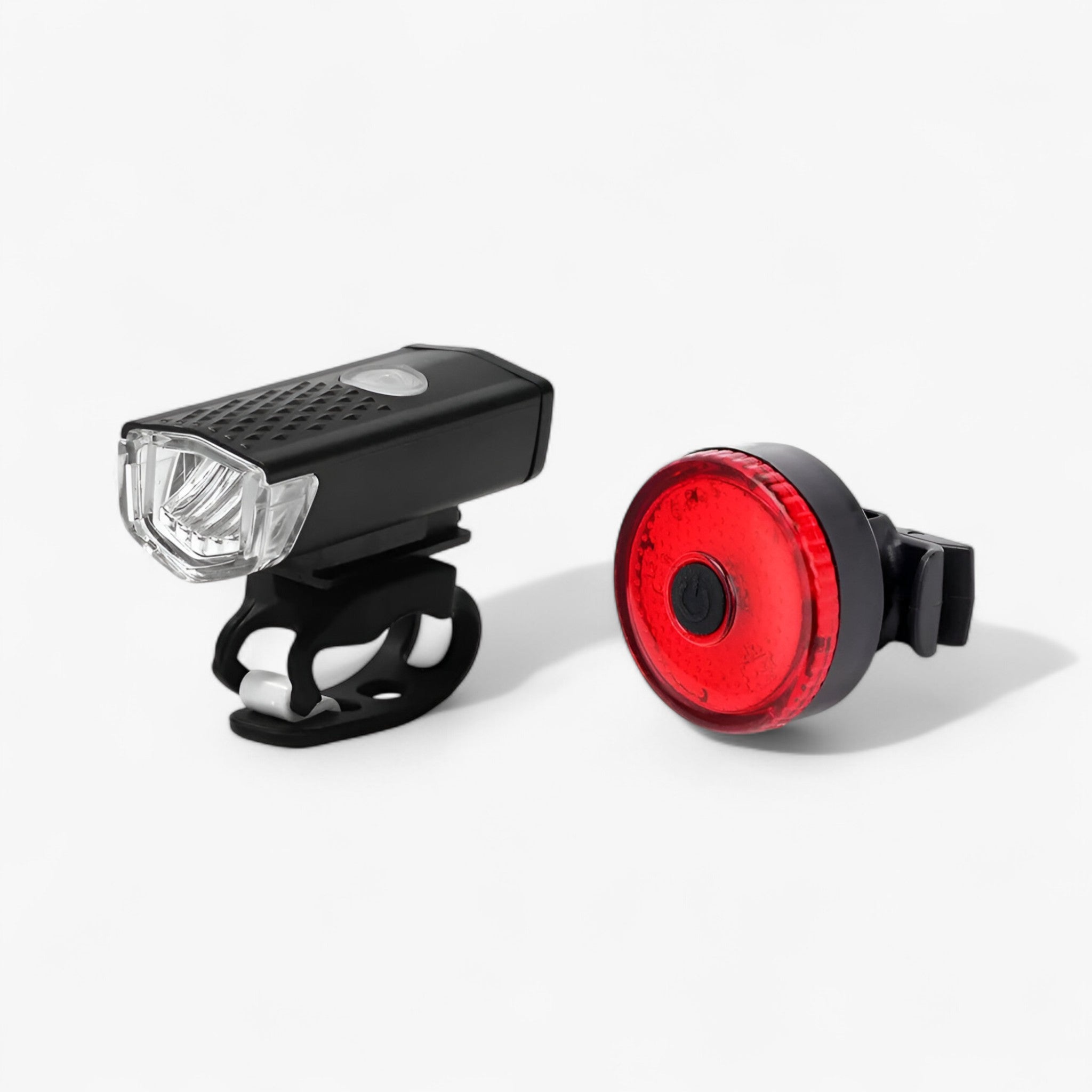 USB Rechargeable Bike Light Set with 300 Lumen Front and Rear Lights – Water-Resistant, Lightweight for Road and Trail Cycling