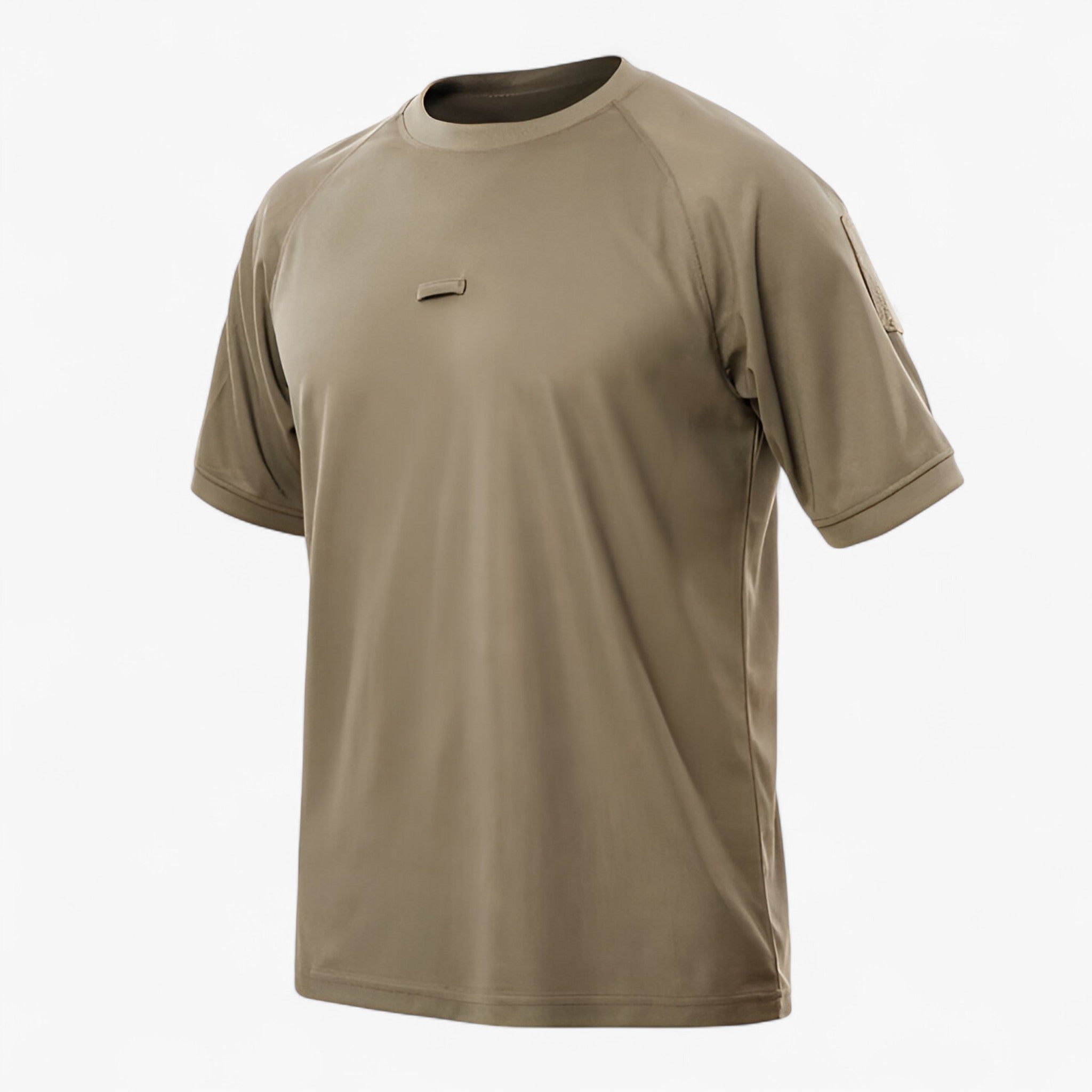 Men's Short-Sleeve Quick-Dry Polyester T-Shirt – Breathable Athletic Fit for Running, Hiking, and Training
