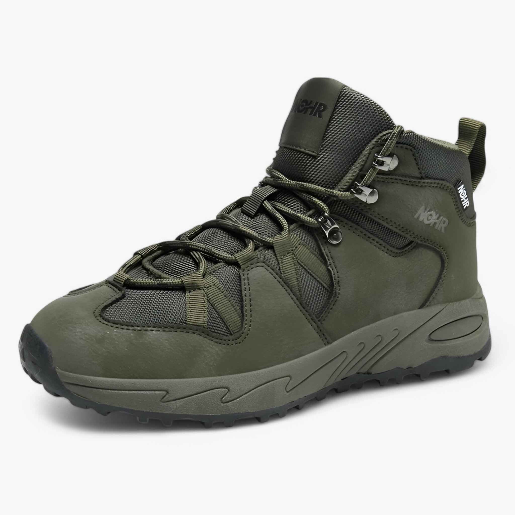 Lightweight Hiking Boots with Breathable Upper and Non-Slip Rubber Sole for Trail and Mountain Use