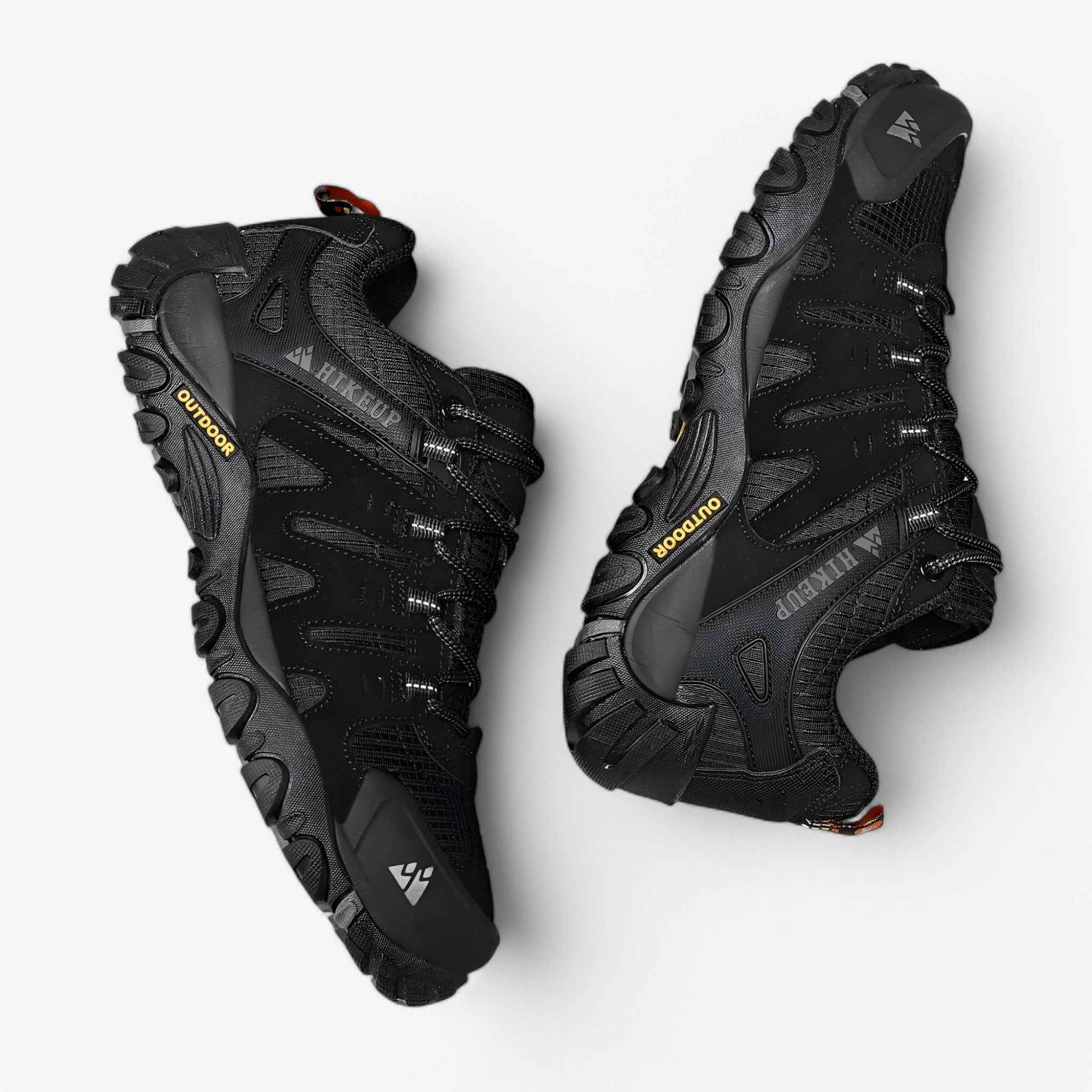 Men's Suede and Leather Hiking Shoes with Breathable Lining and Anti-Slip Outsole for Trail and Outdoor Use