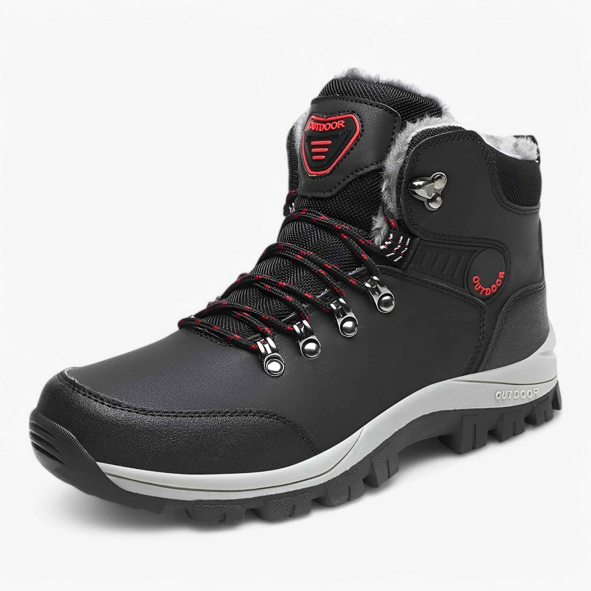 Breathable Cotton Outdoor Walking Shoes with Anti-Collision Toe and Durable Rubber Sole for Daily and Trail Use