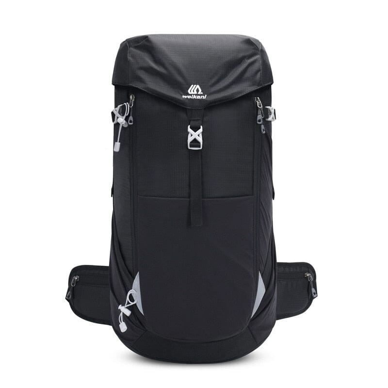 50L Lightweight Nylon Hiking Backpack with Front Zipper Pocket for Trekking and Day Trips